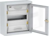 Корпус металлический ЩРн-12 УХЛ3 IP31 прозр. дверь TITAN 5 IEK MKM16-N-012-31-Z-U