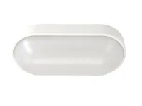 Светильник светодиодный WP 15 C 12W OP 840 W10L22 WH 220х106х60мм 12Вт 4000К IP65 ЖКХ овал. пылевлагозащ. бел. Русский Свет 15071524499