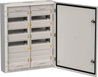 Корпус металлический ЩРн-96 (2х48) 710х570х140 IP54 сер. TITAN 5 IEK TI5-50-N-2X048-54-7035