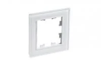 Рамка 1-м AtlasDesign Nature стекло бел. SE ATN320101