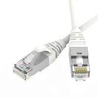 Патч-корд экранированный Ultra SLIM CAT6A S/FTP 4х2 30 AWG LSZH 0.2м бел. DKC RN6ASF4502WH-30