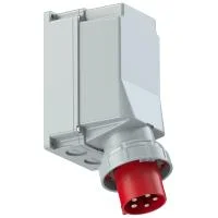545-6 PCE Вилка настенная 125А/400V/3P+N+E/IP67