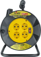Удлинитель на катушке 4х40м с заземл. 93 912 NPE-R-04-40-E-3х1.5 NAVIGATOR 93912