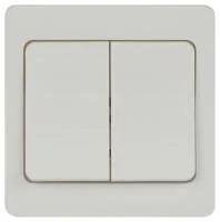 Выключатель 2-кл. СП Style 7-104-01 10А 250В IP20 бел. Intro Б0060617
