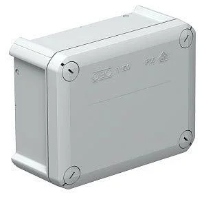 Коробка распределительная 150х116х67мм IP66 T 100 закрыт. сер. OE OBO 2007255