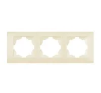 Рамка 3-м Cosmo крем. ABB 612-010300-227