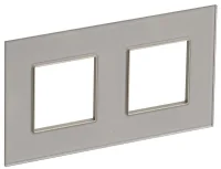 Рамка 2-м SKANDY SK-F22Sh стекло шампань IEK SK-M22-G-K37