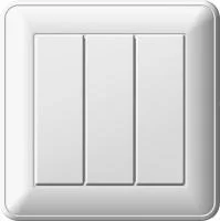 Выключатель 3-кл. СП W59 16А IP20 в сборе бел. SchE VS0516-351-18