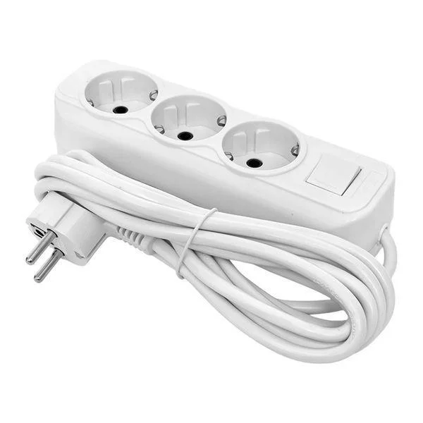 Удлинитель 3х2м с заземл. 16А IP20 Эксперт 3.5кВт ПВС 3х1 с выкл. PROxima EKF UBA16-310-3-02i