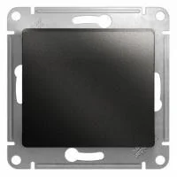 Переключатель проходной 1-кл. СП Glossa 10А IP20 (сх. 6а) 10AX механизм антрацит SE GSL000761