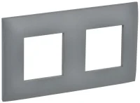 Рамка 2-м SKANDY SK-F02Gr сер. IEK SK-M22-K03