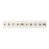 Маркеры для JXB-ST 1.5 с символами "A. B. C. N. PE" (уп.100шт) PROxima EKF zb-st-1.5-A-PE