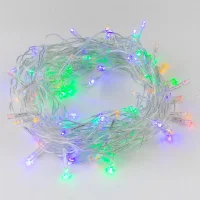Гирлянда LED ULD-S1000-090/STA MULTI IP20 10м 90 диодов разноцвет. свет провод прозр. Uniel UL-00007179