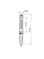 Светильник переносной светодиодный ФП12, SMD 10 Вт, 800 лм, 230 В, IP65, шнур 5 м, сетевой, TDM