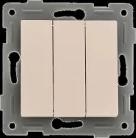Выключатель 3-кл. СП Ugra 10А IP20 250В механизм беж. GUSI С11В3-003