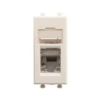Розетка компьютерная 1мод. Avanti "Ванильная дымка" RJ45 кат.5E экранир. модульная DKC 4405361