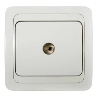 Розетка TV CLASSICO 2027 бел. ASD / IN HOME 4690612000411