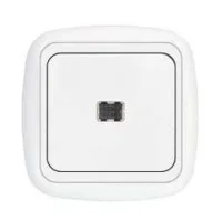 Выключатель 1-кл. СП 10А IP20 с подсветкой бел. Bylectrica С1 10-206