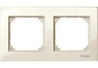 Рамка 2-м Merten M-Plan беж. SchE MTN515244