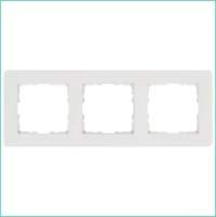 Рамка 3-м G-Flex бел. глянцевый Jasmart G1103W