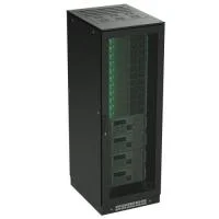 Шкаф напольный 38U 800х1000 двери перфорированная/перфорированная укомплектован вводом и заглушками RAL9005 DKC R5IT3881PFB