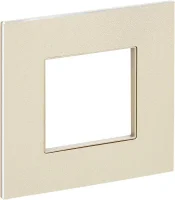 Рамка 1-м SKANDY SK-F31Sh металл шампань IEK SK-M12-M-K37