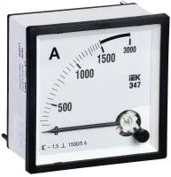 Амперметр Э47 96х96мм 1500/5А кл. точн. 1.5 IEK IPA20-6-1500-E