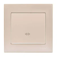 Выключатель промежуточный 1-кл. СП Rain IP20 крем. LEZARD 703-0303-107