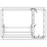 Комплект для созд. кабельного отсека для шкафов CQE 2000х800 DKC R5PFI2080