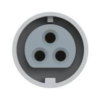 183-12v PCE Розетка настенная 16А/42V/2P+E/IP44, никелированные контакты