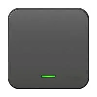 Выключатель 1-кл. ОП Blanca 10А IP20 (сх. 1) 250В с подсветкой с изолир. пластиной антрацит SE BLNVA101116