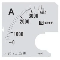Шкала сменная для A961 3000/5А-1.5 PROxima EKF s-a961-3000
