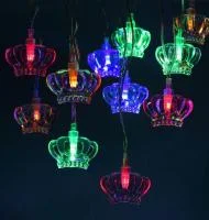 Гирлянда светодиодная "Нить Короны" 3м 20LED 8 режимов 220В IP20 мультиколор ЭРА Б0041898