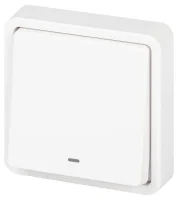Выключатель Эксперт 11-1522-01 с подсветкой IP55 10АХ-250В СУ бел. Эра Б0063279