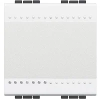 Переключатель промежуточный 1-кл. 2мод. СП LivingLight 16А IP20 механич. клеммы бел. Leg BTC N4004M2N