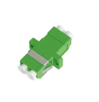 Адаптер волоконно-оптический соед. одномод. LC/APC-LC/APC двойн. пласт. зел. (уп.2шт) NIKOMAX NMF-OA2SM-LCA-LCA-2