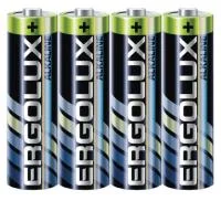 Элемент питания алкалиновый AA/LR6 1.5В Alkaline SR4 (блист.4шт) Ergolux 14282