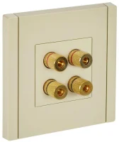 Аудиорозетка 4-м FORTE&PIANO FP439 ваниль IEK FP-S40-K10