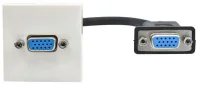 Розетка 1мод. VGA M/M РКМ-10-20-П бел. PRIMER IEK PR-KK40D-RV-0-1-K01