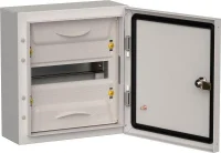 Корпус металлический ЩРн-12 (1х12) 335х310х140 IP54 сер. TITAN 5 IEK TI5-50-N-012-54-7035