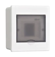 Корпус встраиваемый дв. 1 ряд 4 мод. IP41 ЩРВ-П пласт. прозр. DEKraft 31050DEK