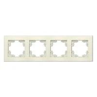 Рамка 4-м Афина универс. сл. кость (ivory) Universal A0046-I