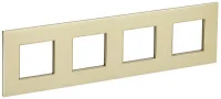 Рамка 4-м SKANDY SK-F34Sh металл шампань IEK SK-M42-M-K37