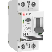 Устройство защиты от дугового пробоя (УЗДП) 1P+N 16А PROxima EKF afdd-2-16-pro