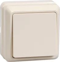 Выключатель 1-кл. ОП Октава 10А IP20 ВС20-1-0-ОКм крем. IEK EVO10-K33-10-DC