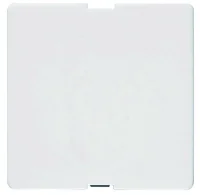 Выключатель 1-кл. 1п 2мод. СП Stylo/(Re)stylo 10А IP20 с клавишей механизм альп. бел. ABB 2201 BA