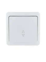 Переключатель проходной 1-кл. 1п ОП Viola 10А IP20 бел. LEZARD 751-0200-105