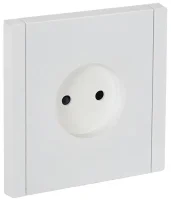 Розетка СП FORTE&PIANO FP217 10А без заземл. защ. шторки винт. крепл. бел. IEK FP-R13-10-K01