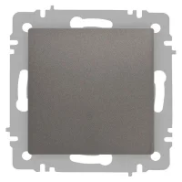 Переключатель Accent 6-103-09 10А-250В IP20 СУ AL/CU титан Intro Б0063451