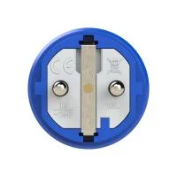0511-bs PCE Вилка кабельная 16A/250V/2P+E/IP54 корпус синий, маркер черный